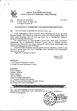 T.C. oRMAN vs sU İŞLERİ BAKANLIĞI