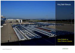 Ara&ccedil; İade Kılavuzu - INTERCITY Rent a Car