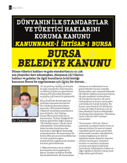 bursa belediye kanunu