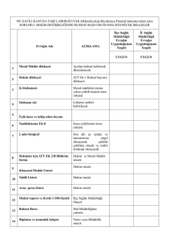 Mikrobiyoloji-Biyokimya-Patoloji laboratuvarları i&ccedil;in