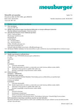 G&uuml;venlik veri pusulası