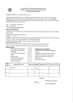 &Uuml;niversitemiz muhtelif birimlerinin ihtiyacı olan 5 adet tarayıcı alımı