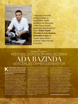 ADA BAZINDA - Keten İnşaat