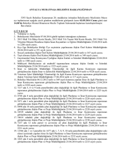 antalya muratpaşa belediye başkanlığından