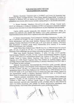 2014 YILI- İmar Komisyon Raporu-Haziran