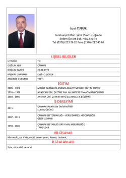 &Ouml;zge&ccedil;miş