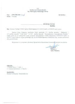 Resim Yarışması - Samsun Çarşı Mağazası