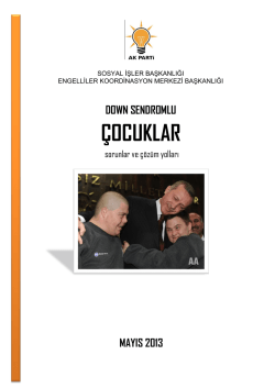 down sendromlu &ccedil;ocuklar