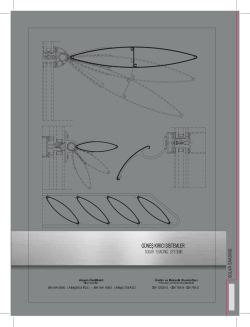 G&uuml;neş Kırıcı Sistemi