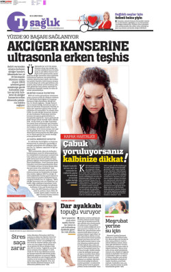 Akciğer Kanserine Ultrasonla Erken Teşhis