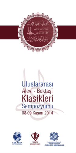 tıklayınız. - Uluslararası Alevi Bektaşi Klasikleri Sempozyumu