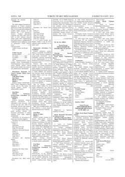 Ticaret Sicil Gazetesi 24.02.2014