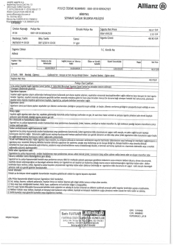 Aıııanz sıgorta AŞ. Bağlarbaşı Kısıklı Cad. No: 13