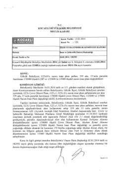 rc. - Kocaeli B&uuml;y&uuml;kşehir Belediyesi
