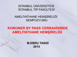 ebru tangi - Ameliyathane Hemşireliği Sempozyumu