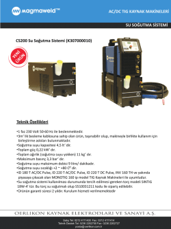 CS200 Su Soğutma Sistemi (K307000010)