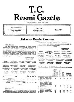 Bakanlar Kurulu Kararları