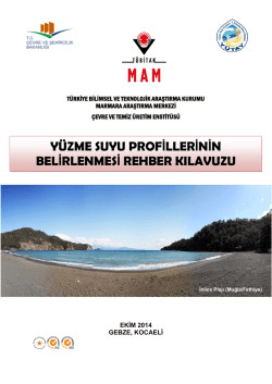 Y&uuml;zme Suyu Profil Oluşturma Rehber Kılavuzu (PDF)