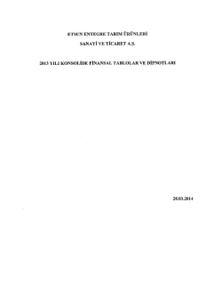 etsun entegre tarım &uuml;r&uuml;nleri