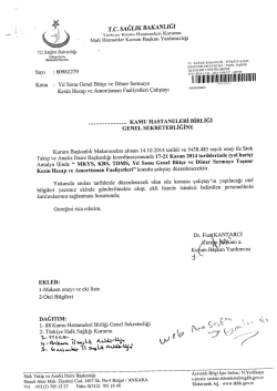 T.c. sAĞLIK BAKANLIĞI - T&uuml;rkiye Kamu Hastaneleri Kurumu