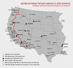 Toplama Kampları ve Diğer Kurumların Haritası