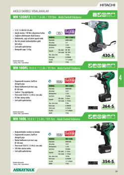 &Uuml;r&uuml;n Broş&uuml;r&uuml; (PDF)