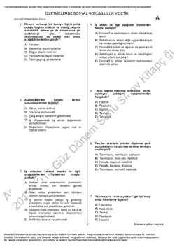 A&Ouml;F İşletmelerde Sosyal Sorumluluk ve Etik