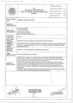 ISTANBUL UNıvnRsırası V İM _G m î C] sARF MALZEME TEKNIK