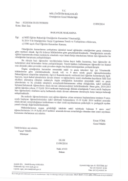 Nakil talebinde bulunan 9. sınıf &ouml;ğrencilerimizin 15