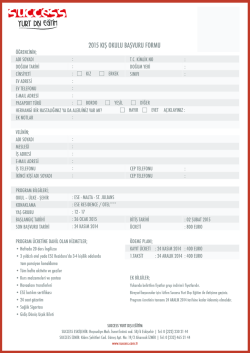 ESE form web - Atayurt Okulları