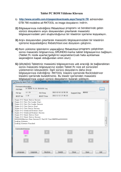 GTB 790 modeline ait RKTOOL ve image dosyalarını Rkbatchtool