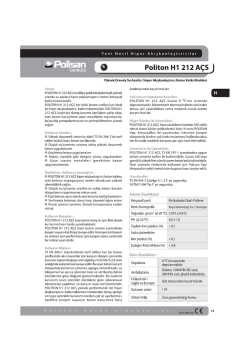 Politon H1 212 A&Ccedil;S