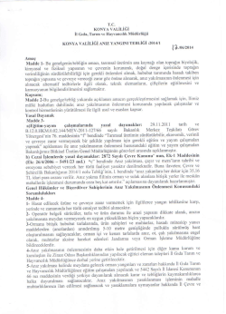 aniz_yan_tebligi_2014 - Konya İl Gıda Tarım ve Hayvancılık