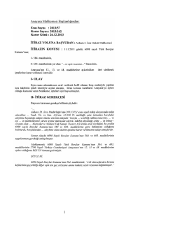 2013/57, K - Resmi Gazete