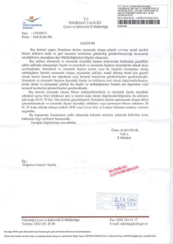 Atık Kodları Hakkında Duyuru