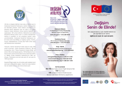 Değişim Atolyesi Broş&uuml;r