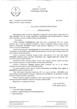. rc. &ccedil;onıı&uuml;i VALİLİĞİ :tı &uuml;ııııı Eğı&uuml;m M&uuml;d&uuml;rl&uuml;ğ&uuml;