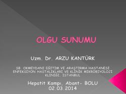 OLGU SUNUMU