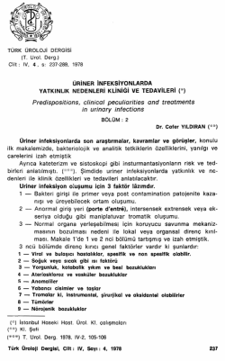 Tam Metin (PDF) - Turkish Journal of Urology