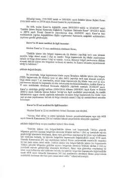 Değişikliklere İlişkin Açıklamalar (4 sayfa)