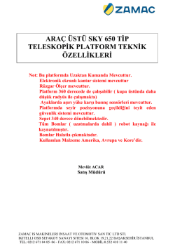 sky 650 teknik &ouml;zellikler pdf