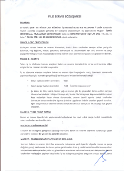 İzkar Motorlu Taşıtlar Sanayi TİC A.Ş. ile Odamız arasında