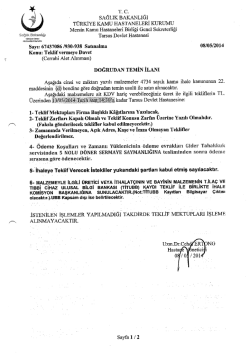 - sAĞLIK BAKANLIĞI TÜRKİYE KAMU HASTANELERİ KURUMU