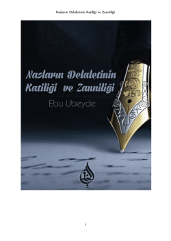 Nasların Delaletinin Katiligi ve Zanniligi