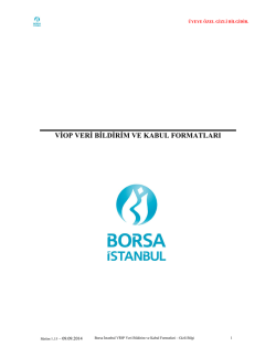 İMKB Dosya Formatları