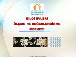 &Ouml;L&Ccedil;ME ve DEĞERLENDİRME MERKEZİ TEŞEKK&Uuml;R