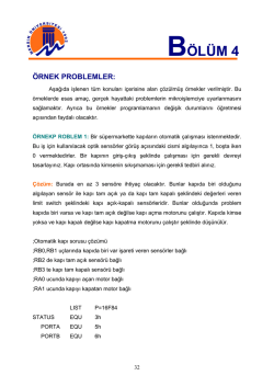 Mikrodenetleyiciler II