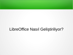 LibreOffice Nasıl Geliştiriliyor? - Inet-tr