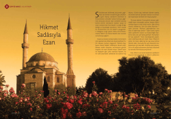 Hikmet Sad&acirc;sıyla Ezan