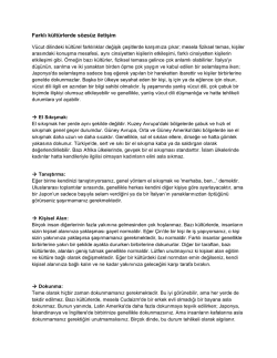 Farklı k&uuml;lt&uuml;rlerde s&ouml;zs&uuml;z iletişim